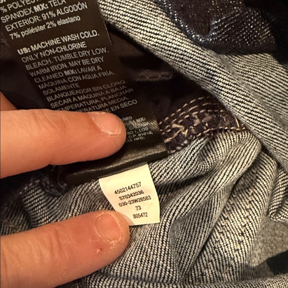 White House Black Market  Dark Blue Denim Girlfriend Jeans size 6 Regular NWT - Picture 7 of 7